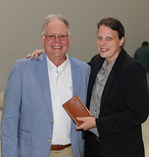 Steve Adair and Tena Ursini posing for the camera.