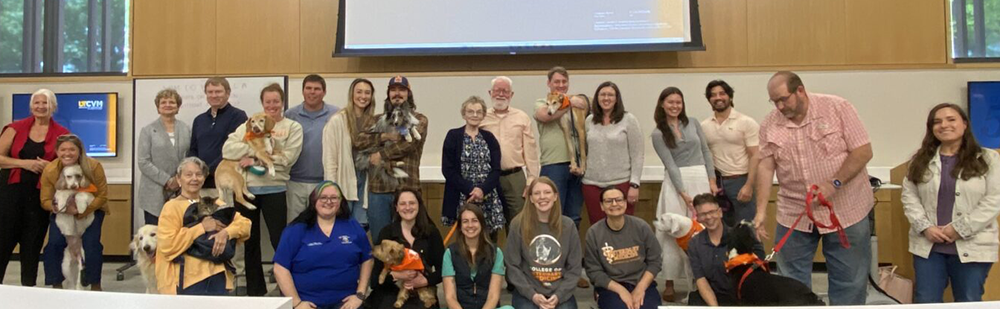 Group of Celebration of life and veterinary medical team.