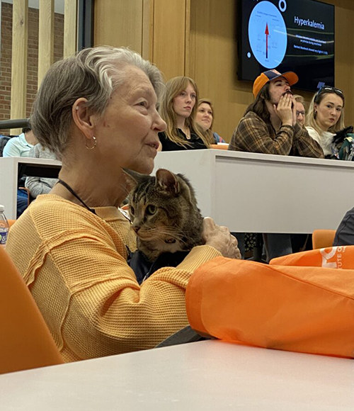 Celebration of life with owners and pets.