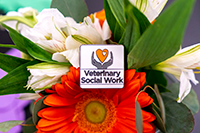 CSW kick off bouquet of flowers.