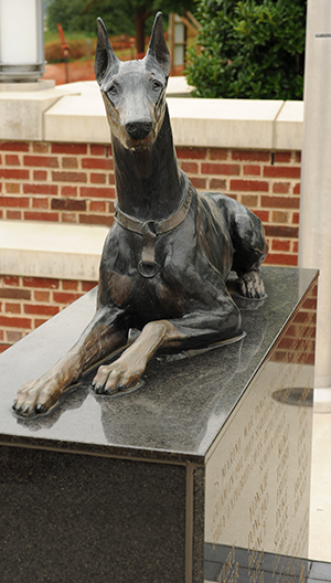 After the indoor events took place, event participants went outside to the memorial and participated in a bell-ringing ceremony, laying of the wreath, 21-gunsalute, Taps, and a helicopter flyover by the Knox County Sherriff ’s Office.