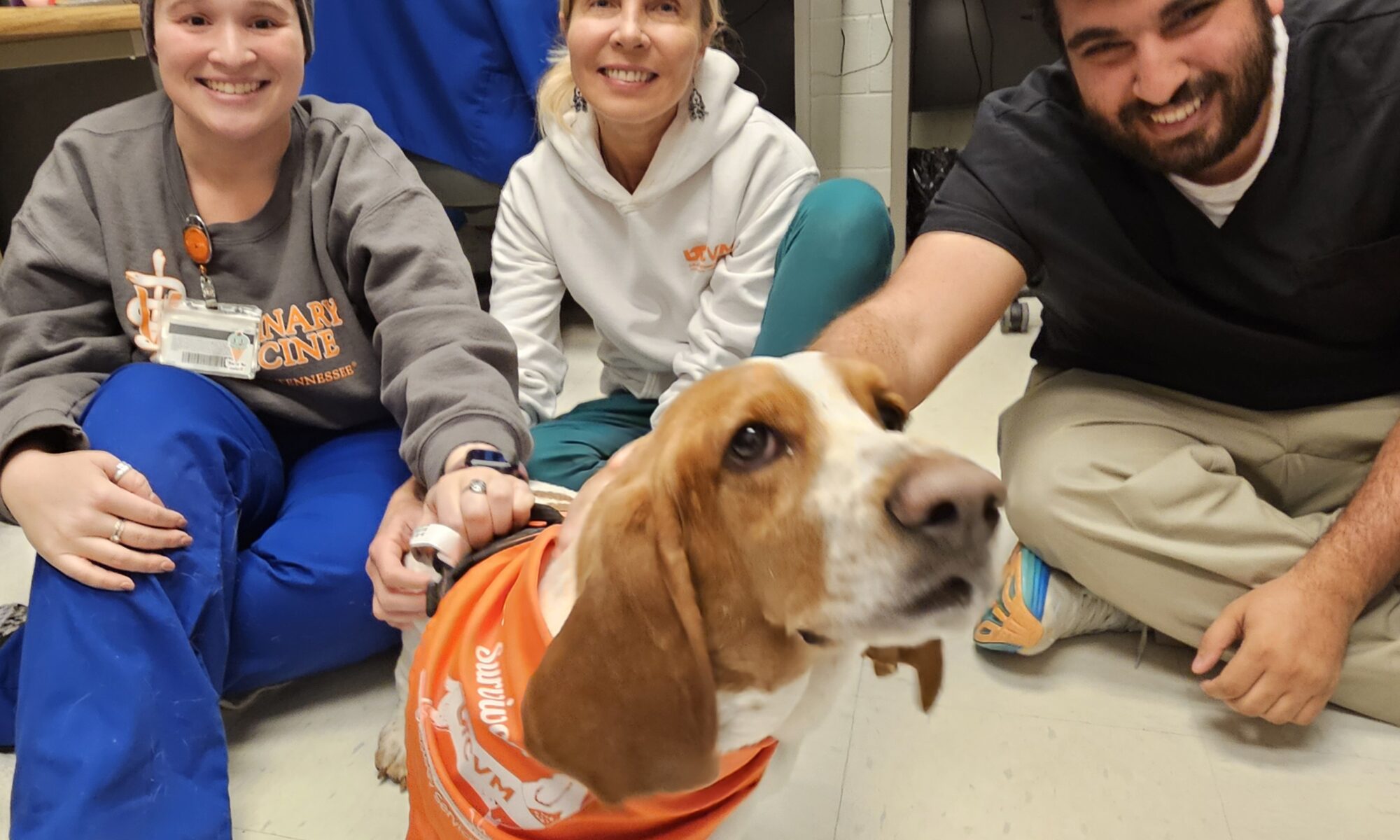 Baker a cancer survivor visiting UTCVM