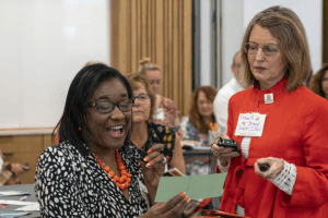 Javonda Williams and Elizabeth Strand attending the to the Welfare of all species.