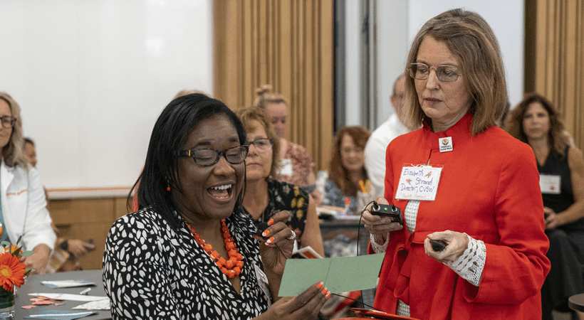 Javonda Williams and Elizabeth Strand attending the to the Welfare of all species.