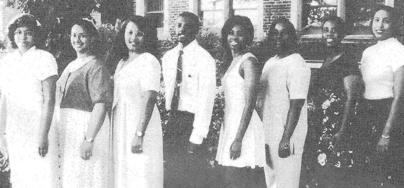 In 1997, eight high school veterinary interns spent one week of the eight-week session at UTCVM working.