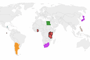 Outreach map shows all the places that UTCVM is.